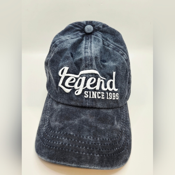 Source Unknown Accessories - Legend Since 1995 Hat Mountain Blue  for‎ Women Gifts Adjustable